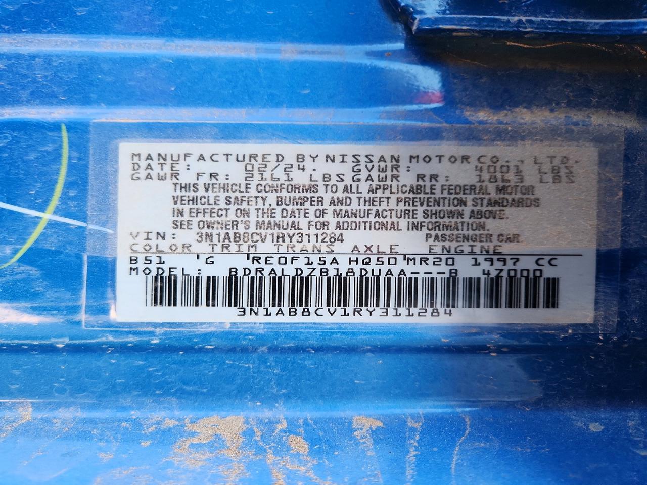 2024 NISSAN SENTRA