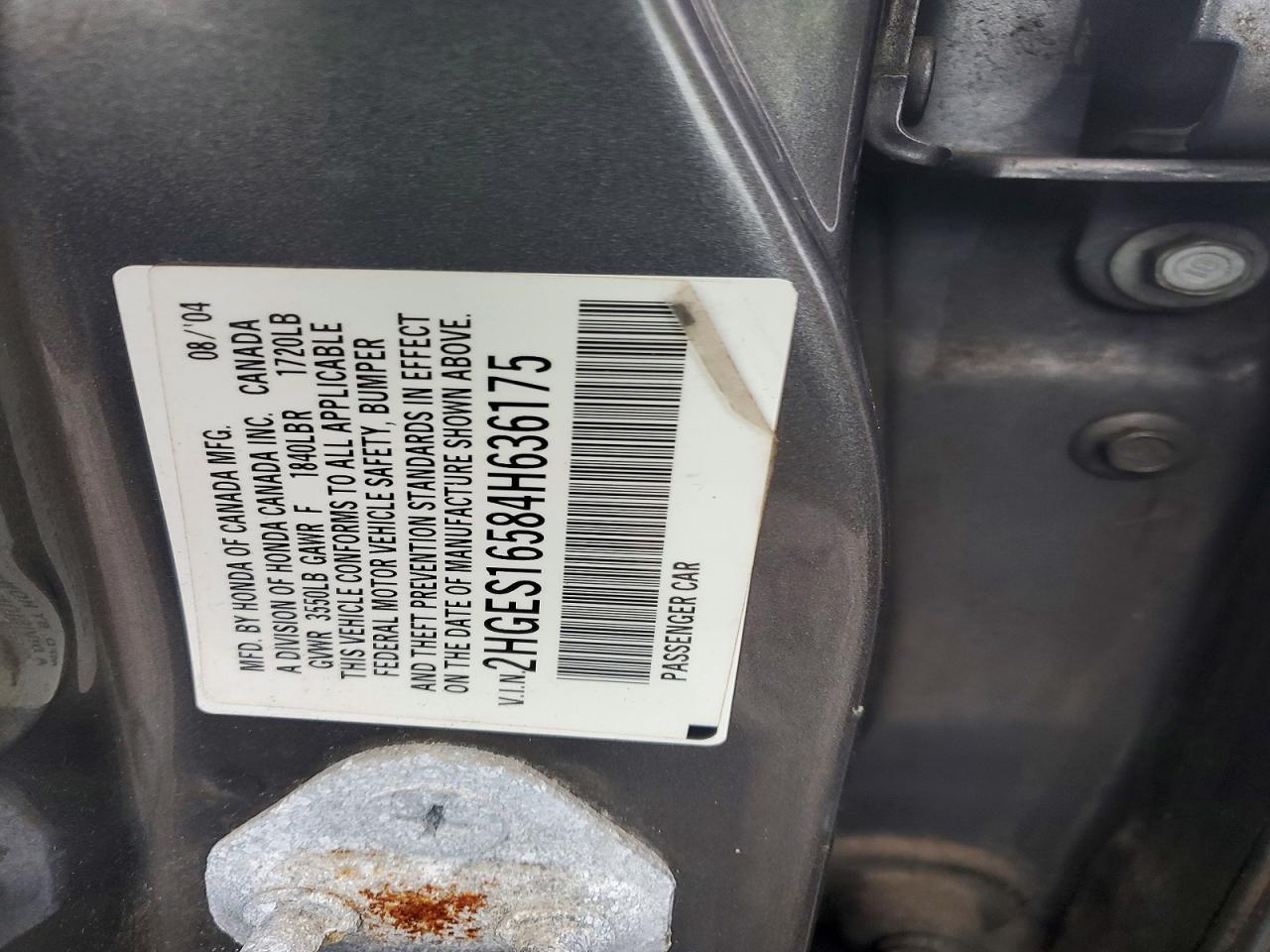 2004 HONDA CIVIC