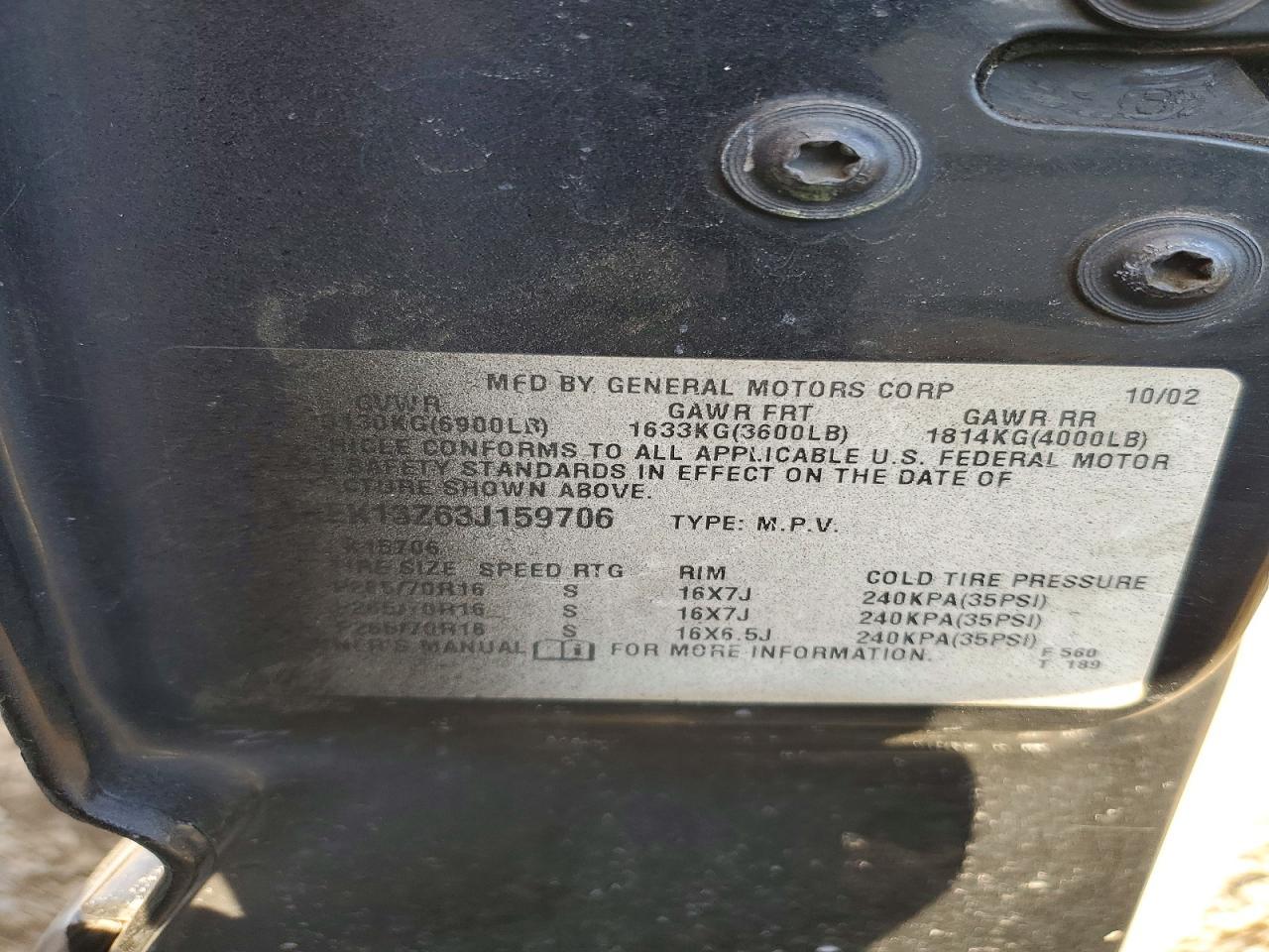 2003 GMC Yukon