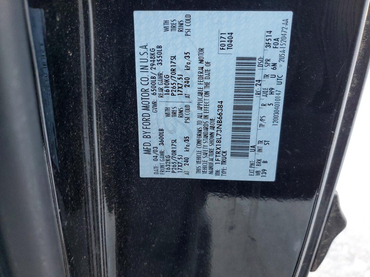 2003 FORD F-150
