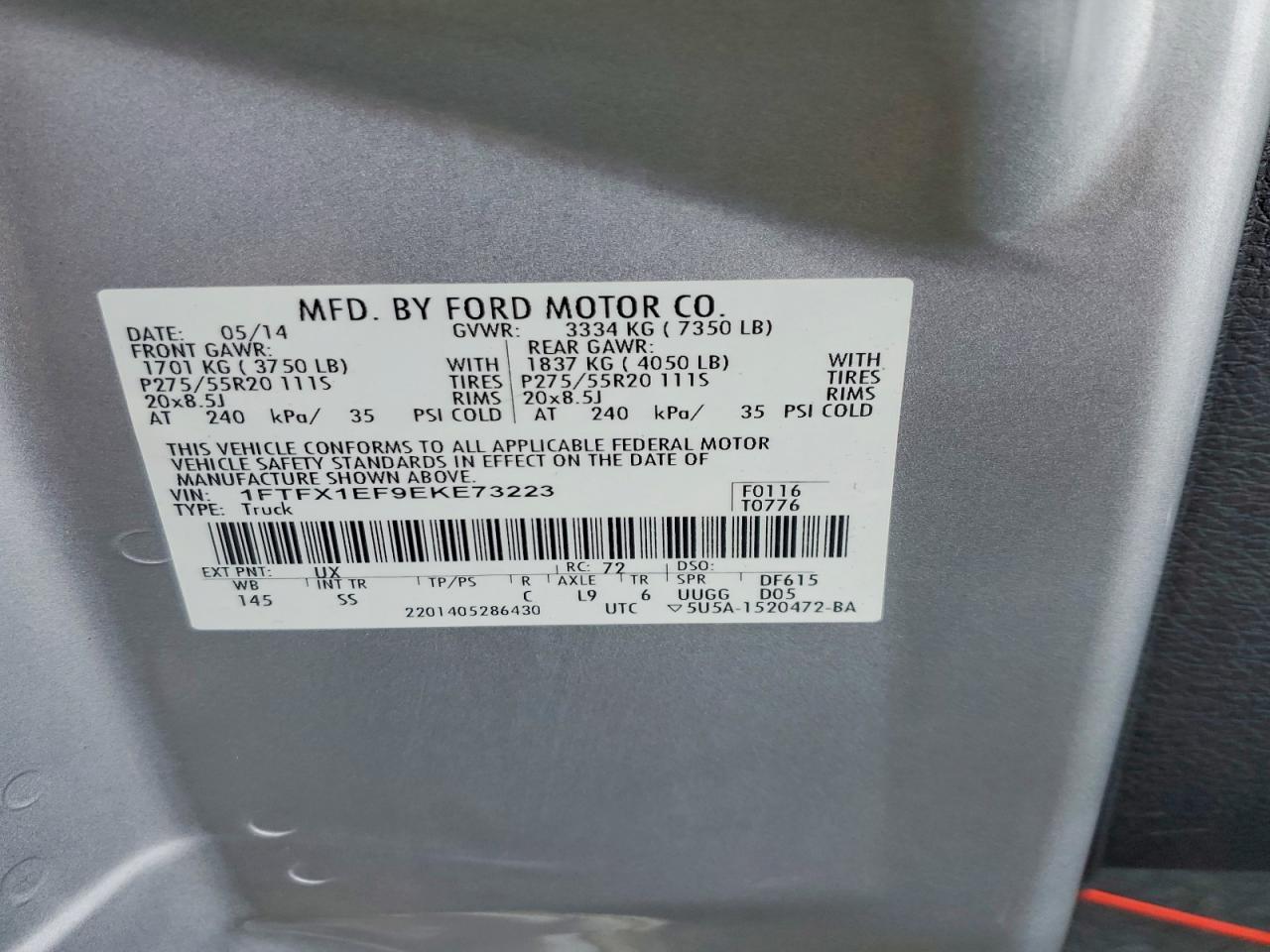 2014 FORD F-150