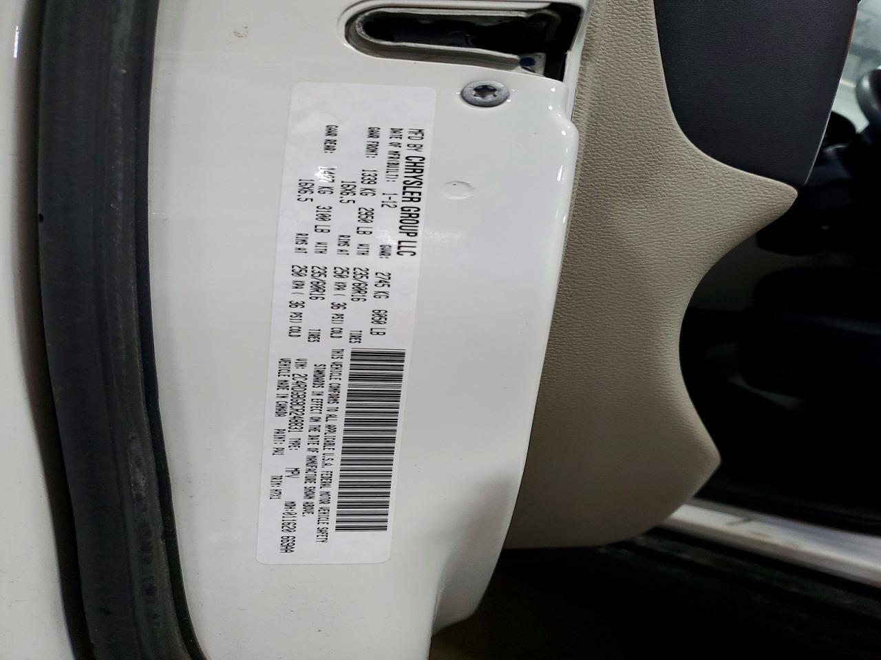 2012 DODGE GRAND CARAVAN