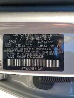 2025 KIA K5