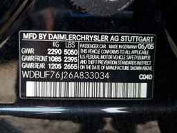 2006 MERCEDES-BENZ E-Class