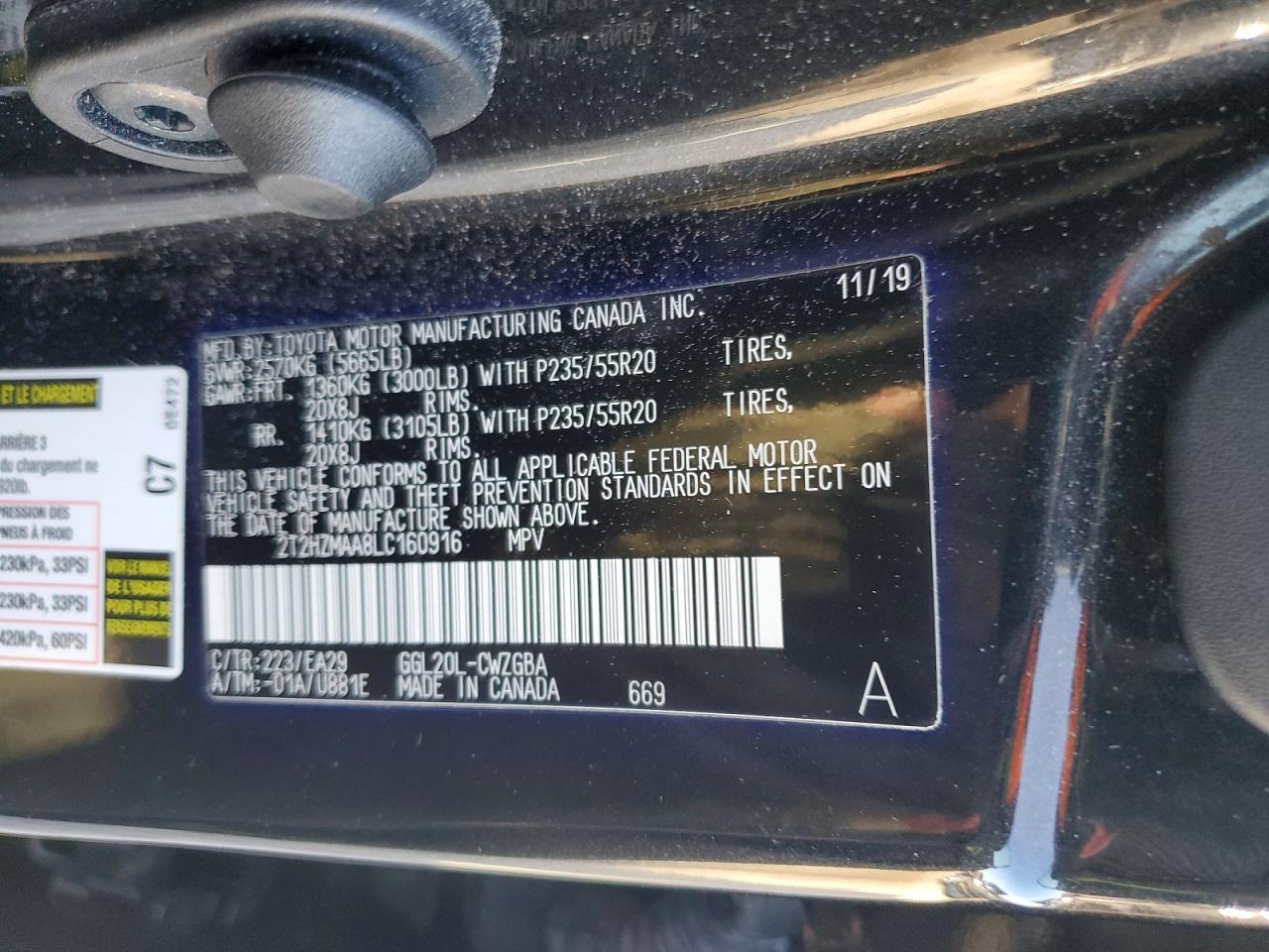 2020 LEXUS RX 350