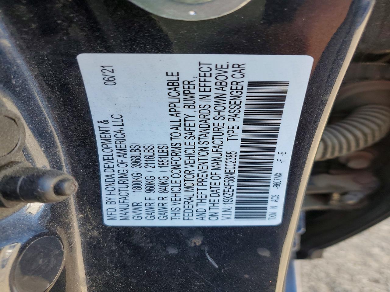 2022 HONDA Insight