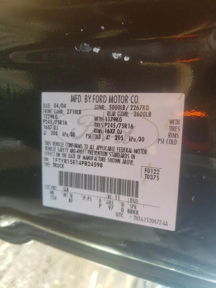 2004 FORD RANGER