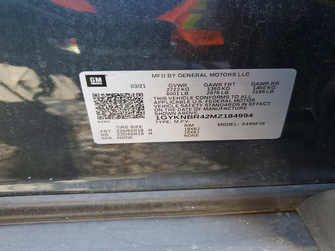 2021 CADILLAC XT5