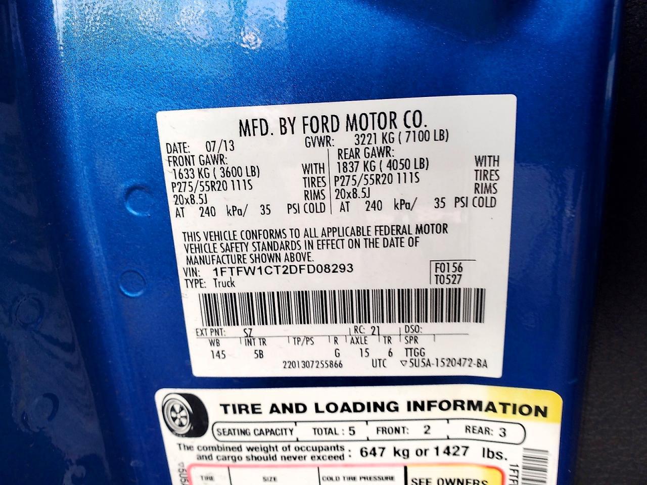 2013 FORD F-150