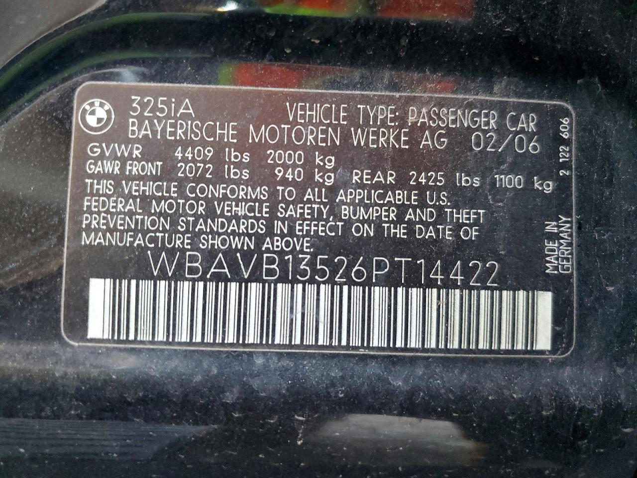 2006 BMW 3 SERIES