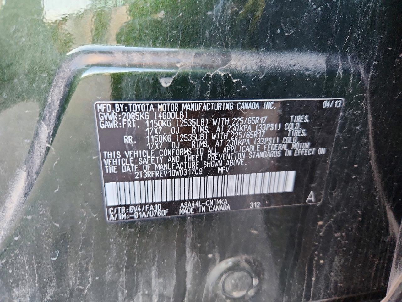 2013 TOYOTA RAV4
