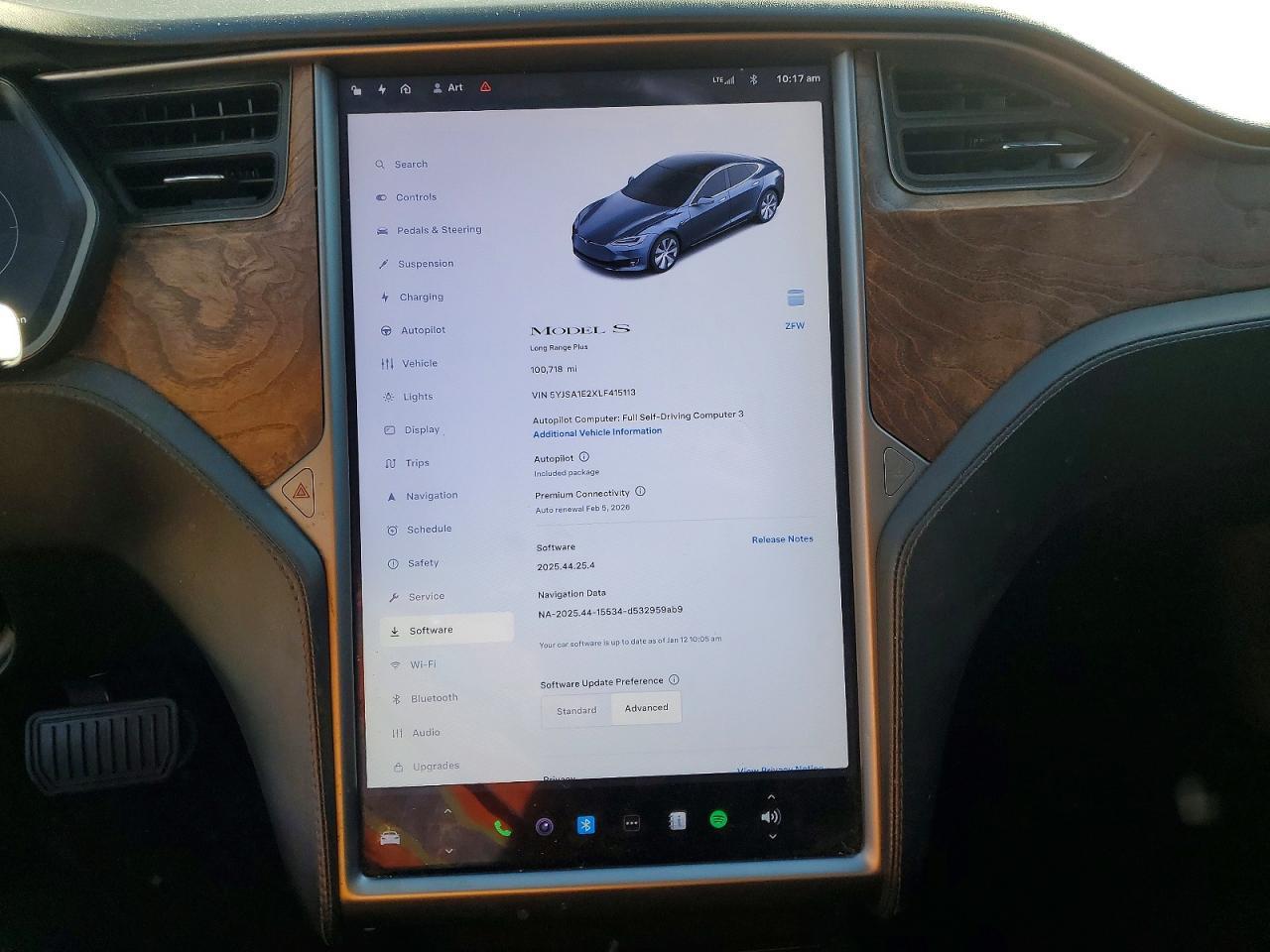 2020 TESLA MODEL S