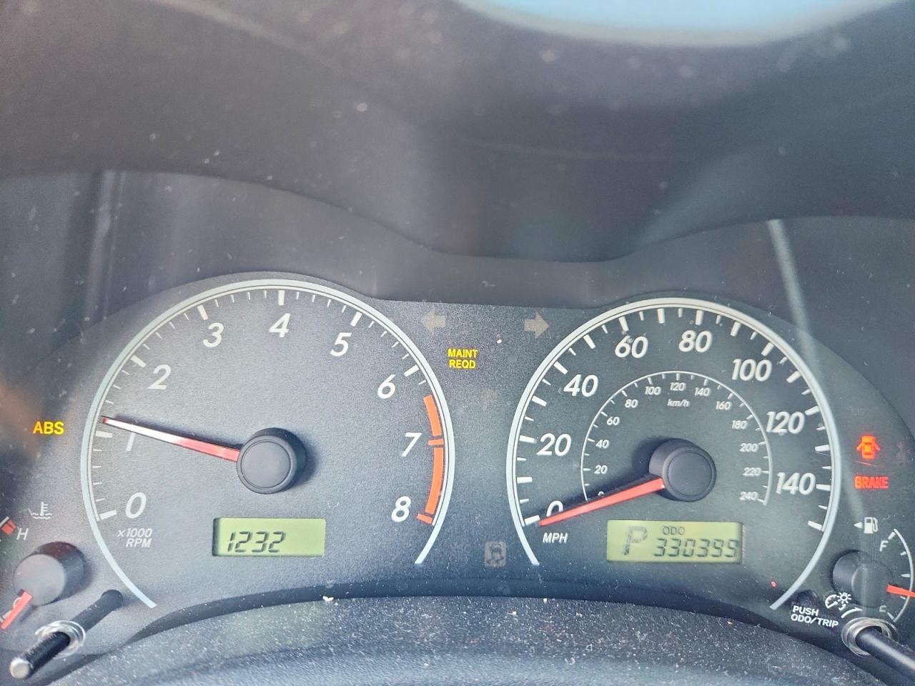 2009 TOYOTA COROLLA