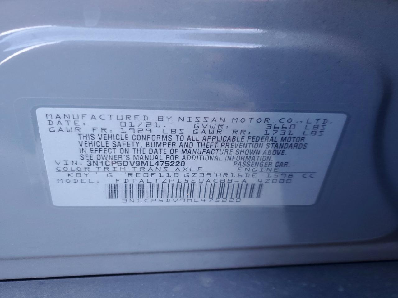 2021 NISSAN KICKS