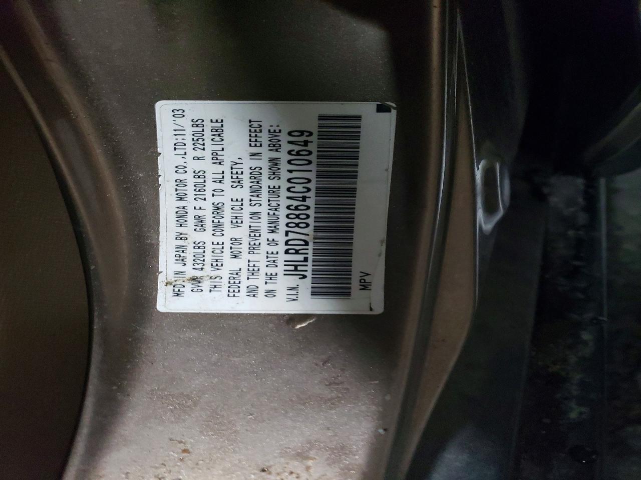 2004 HONDA CR-V