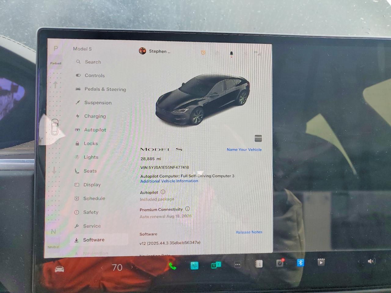 2022 TESLA MODEL S