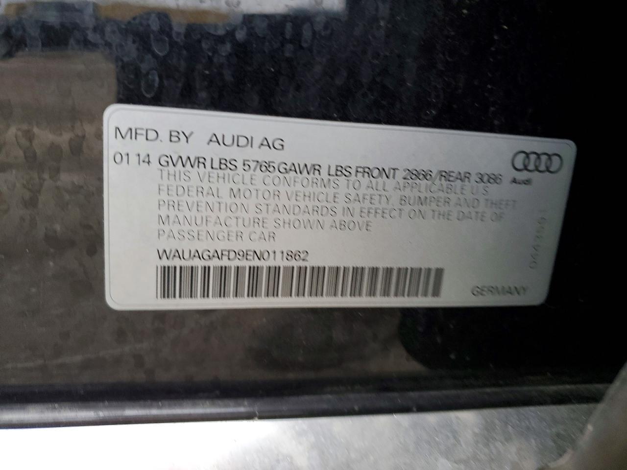 2014 AUDI A8 QUATTRO