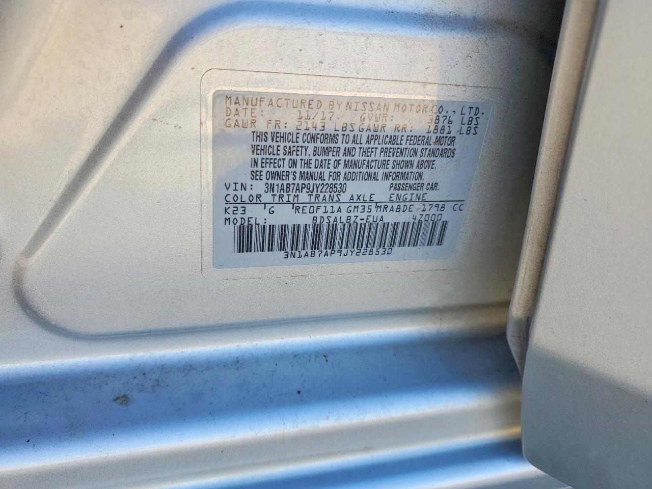 2018 NISSAN SENTRA