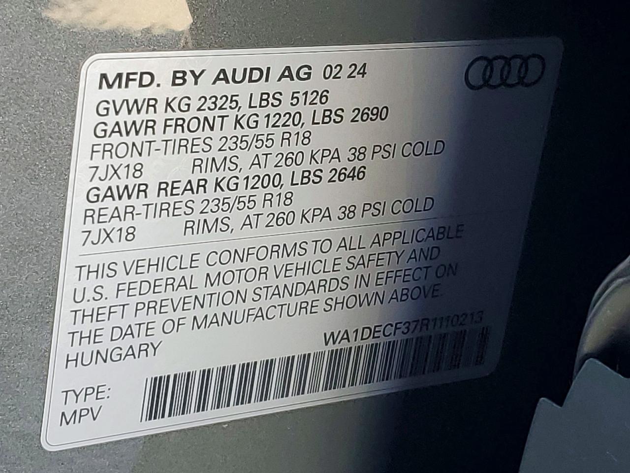 2024 AUDI Q3