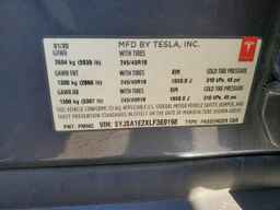 2020 TESLA MODEL S