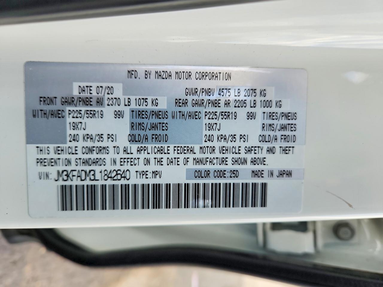 2020 MAZDA CX-5
