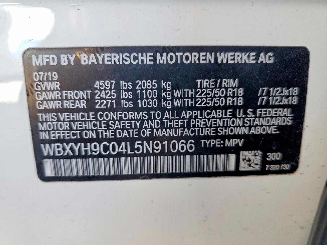 2020 BMW X2