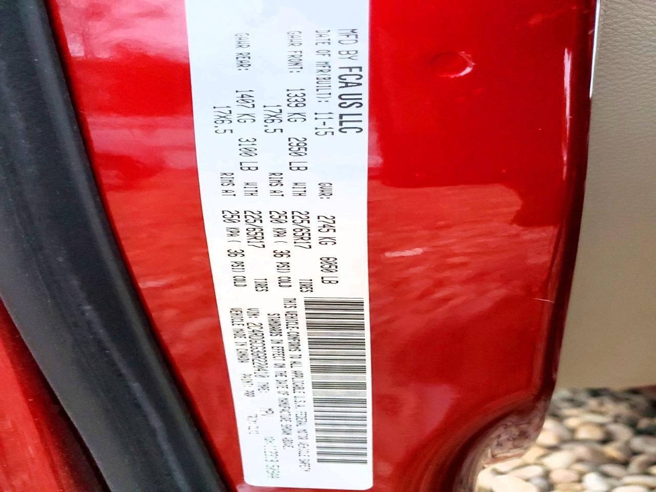 2016 DODGE GRAND CARAVAN