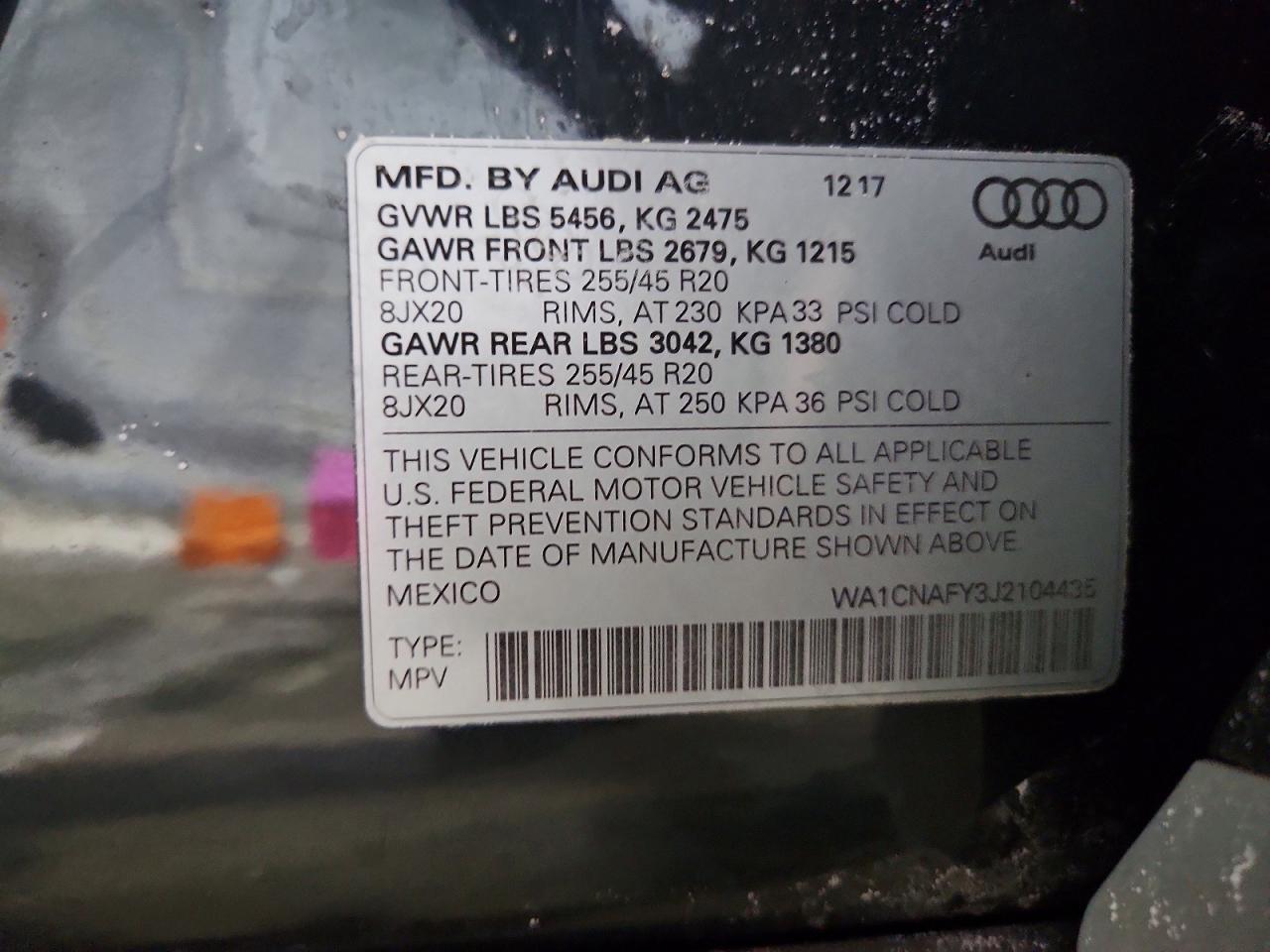 2018 AUDI Q5