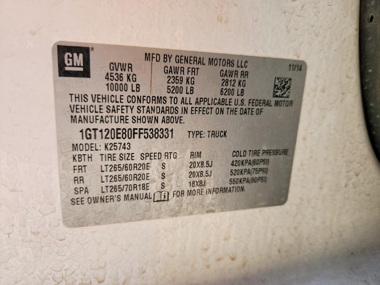 2015 GMC Sierra