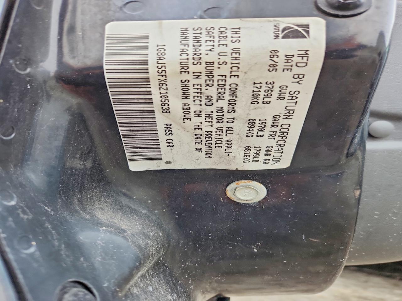 2006 SATURN Ion