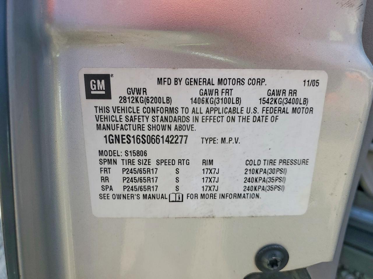 2006 CHEVROLET Trailblazer