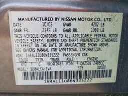 2006 NISSAN ALTIMA