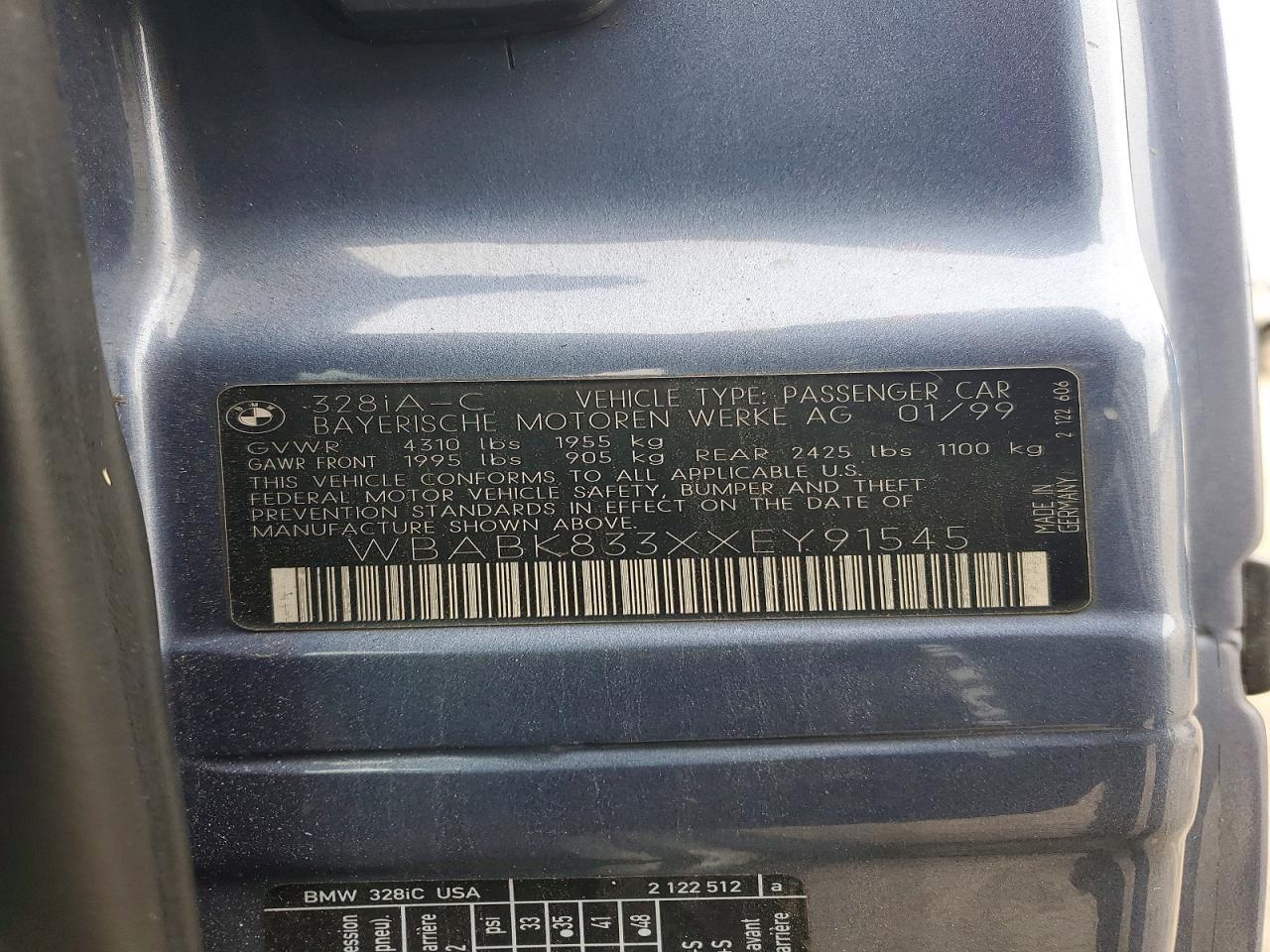 1999 BMW 3 SERIES
