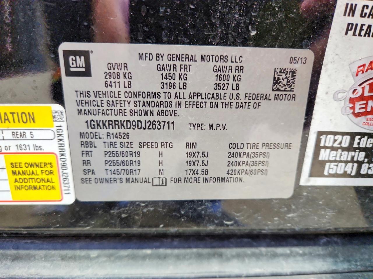 2013 GMC ACADIA