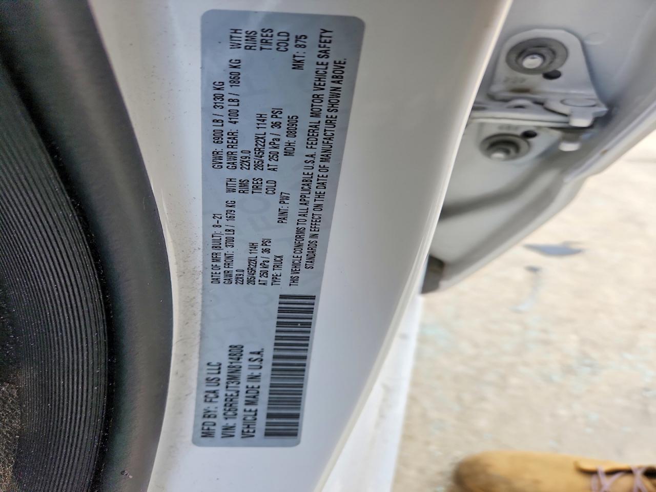 2021 RAM 1500