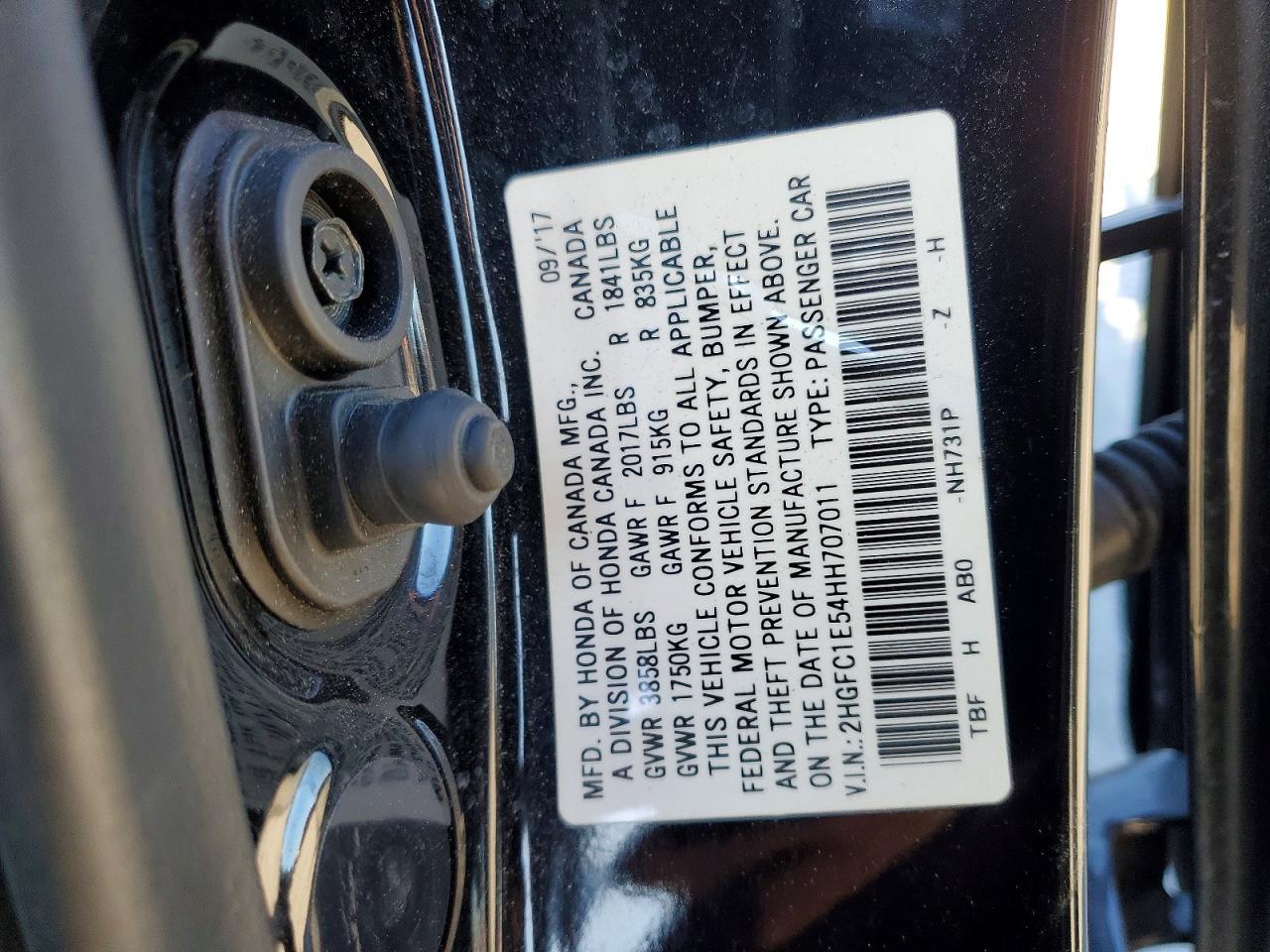2017 HONDA CIVIC
