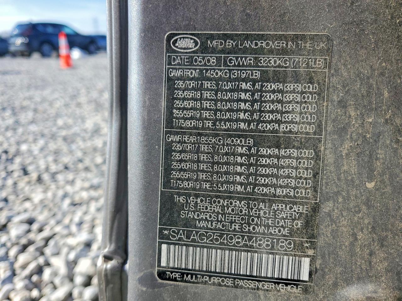 2008 LAND ROVER Lr3