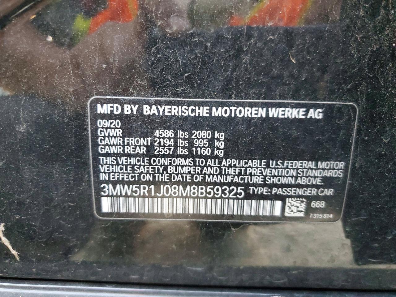 2021 BMW 3 SERIES