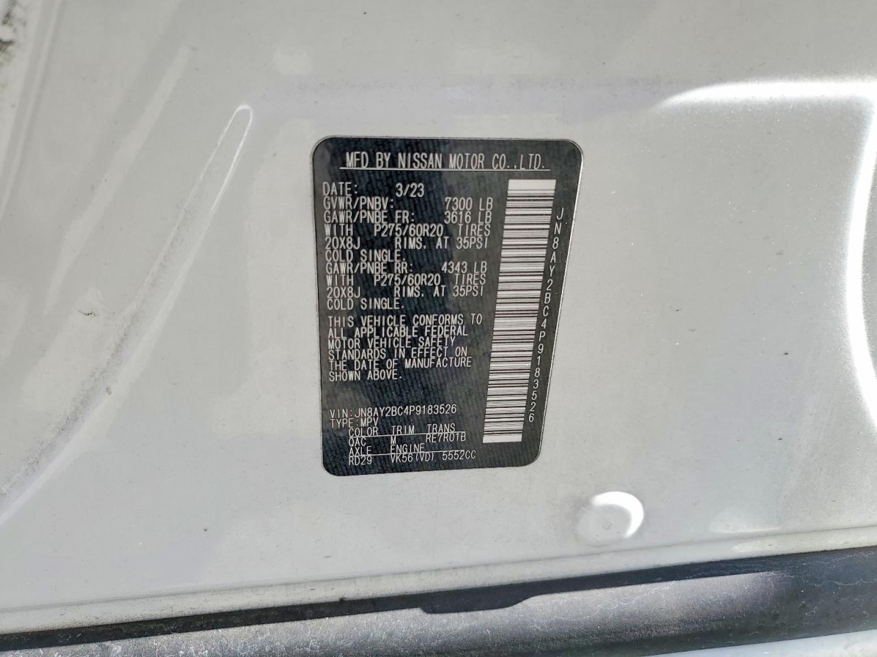 2023 NISSAN Armada