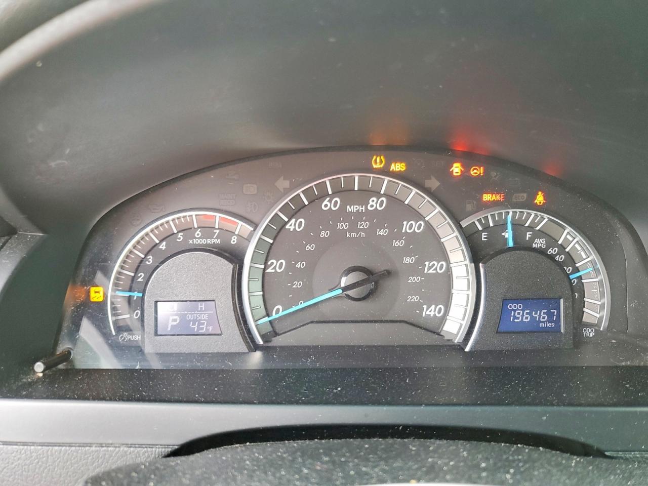 2014 TOYOTA CAMRY