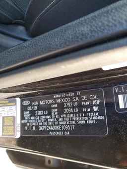 2019 KIA FORTE