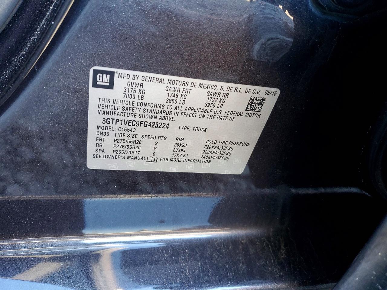 2015 GMC Sierra