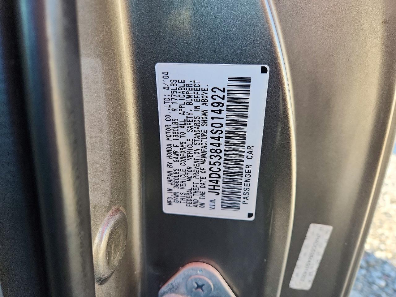 2004 ACURA RSX