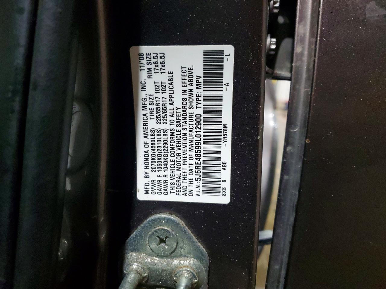 2009 HONDA CR-V