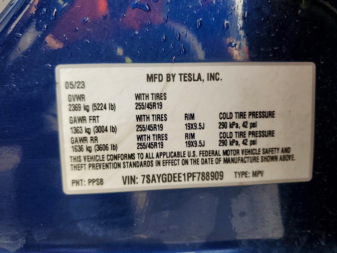 2023 TESLA MODEL Y