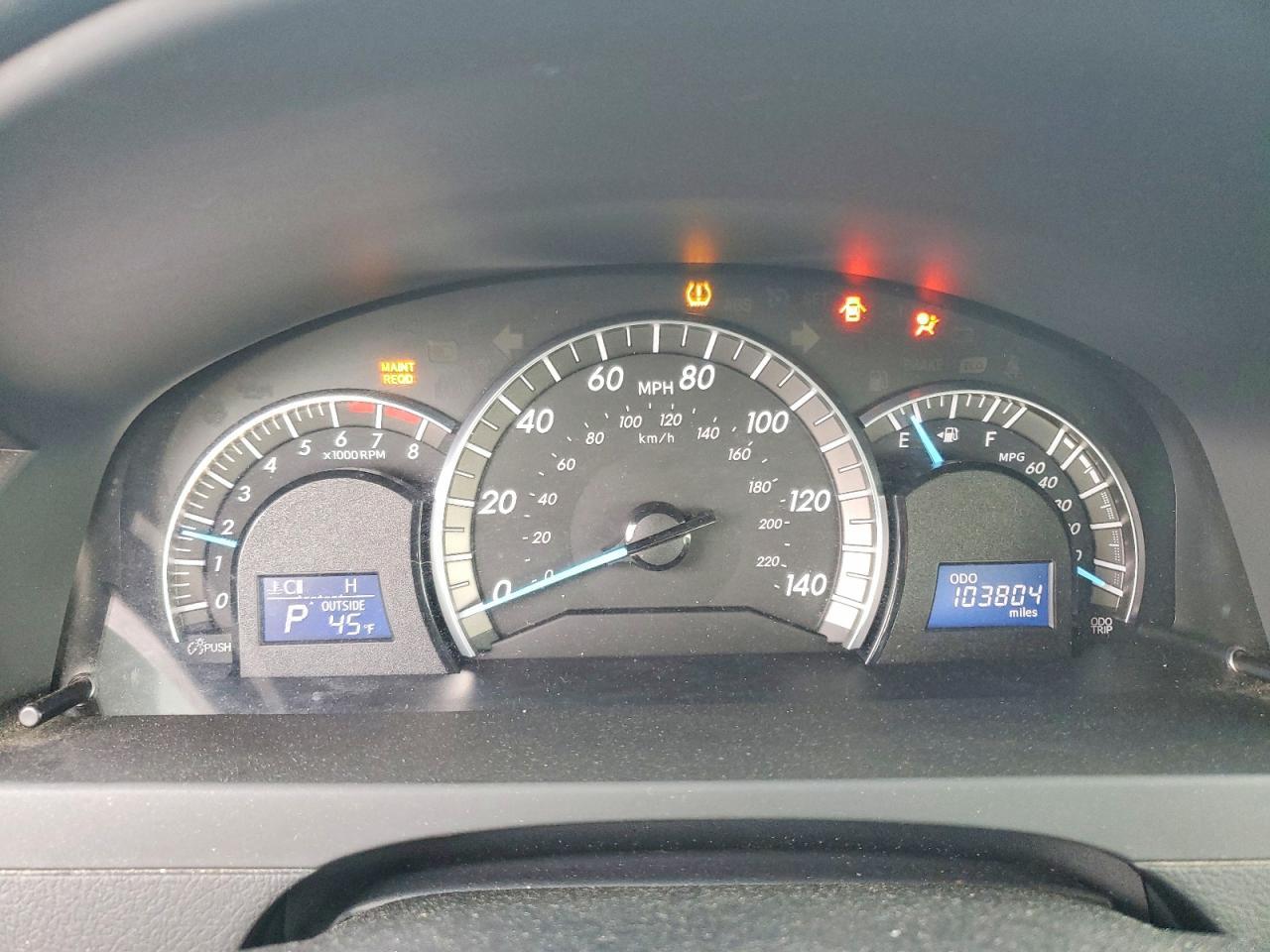 2012 TOYOTA CAMRY