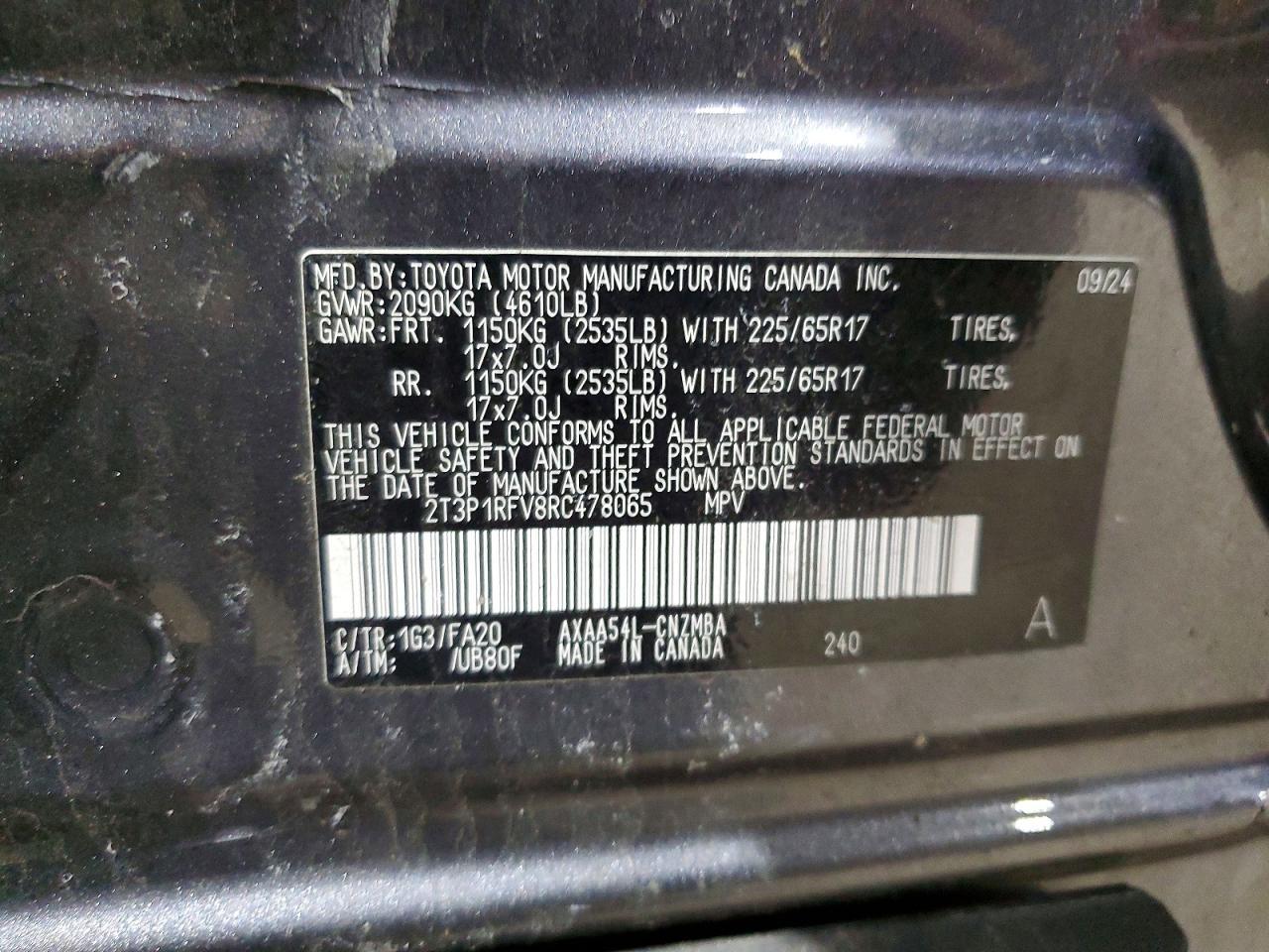 2024 TOYOTA RAV4