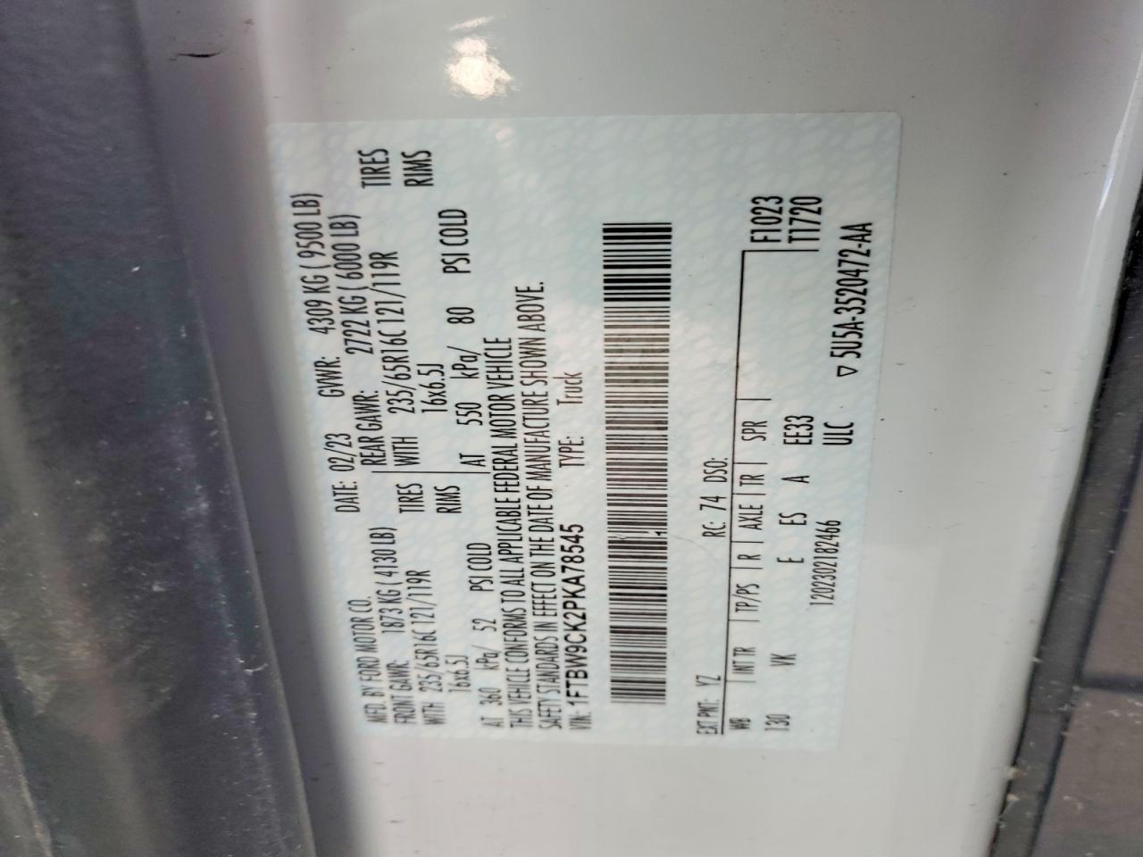 2023 FORD Transit
