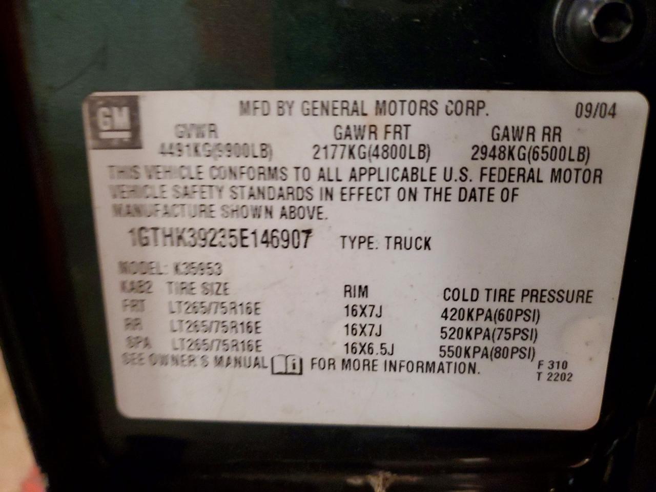 2005 GMC Sierra