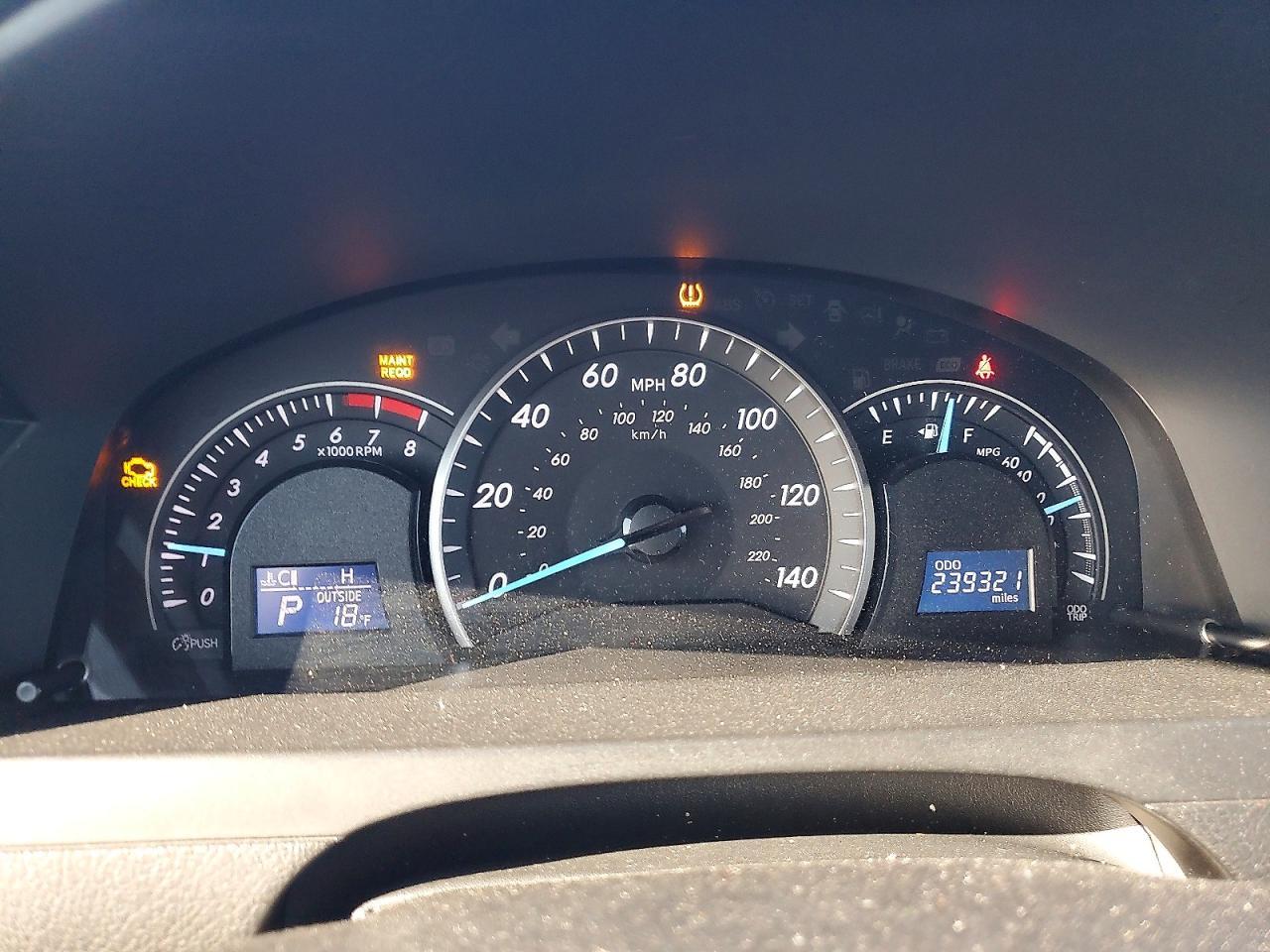 2012 TOYOTA CAMRY